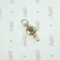 Georgian Flower Watch Key with Agate