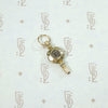 Georgian Flower Watch Key with Agate