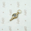 Georgian Flower Watch Key with Agate