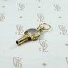 Georgian Flower Watch Key with Agate