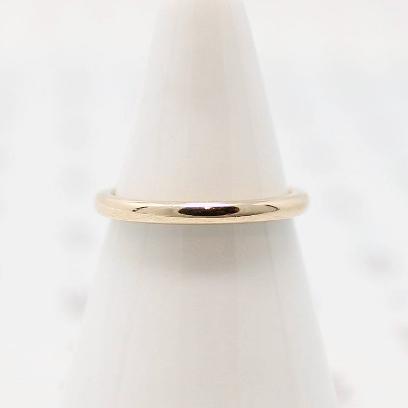 Narrow Wed-Lok Vintage Gold Wedding Band