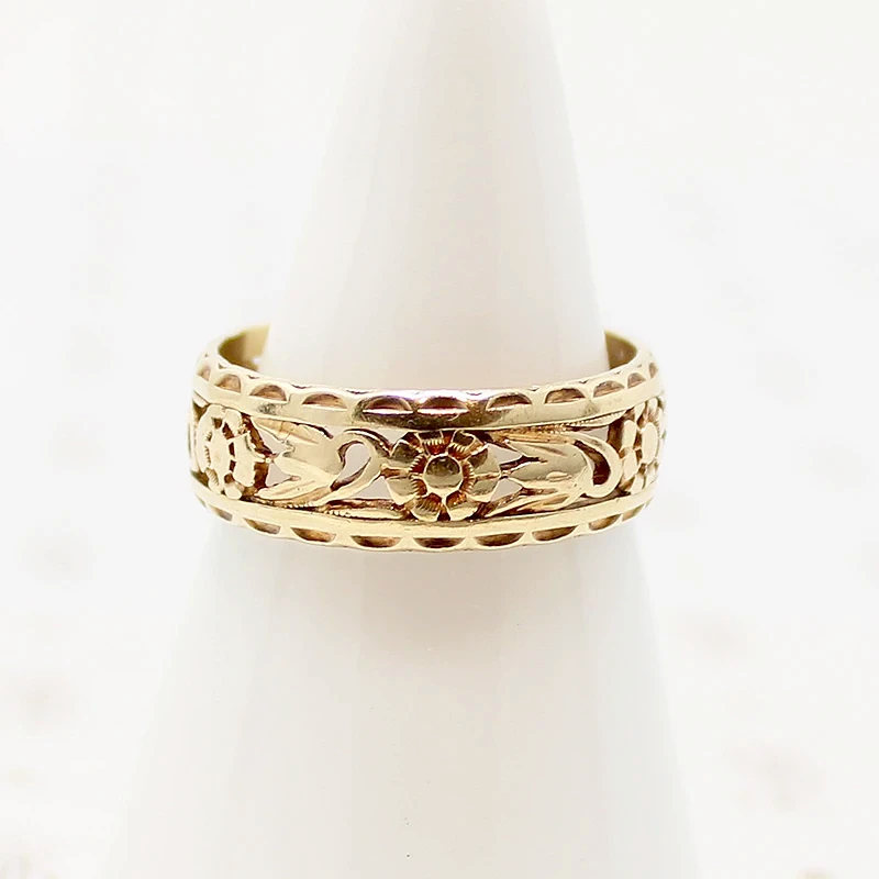 Rare and Romantic Open Work Flower Band
