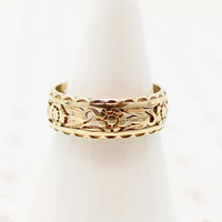 Rare and Romantic Open Work Flower Band