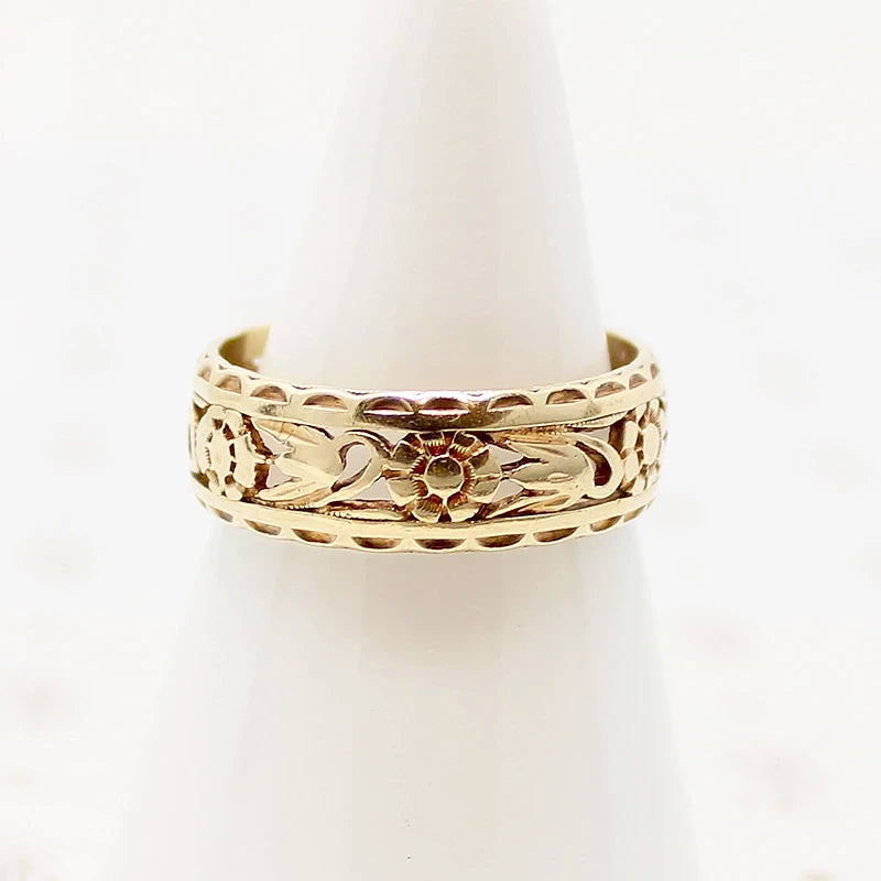 Rare and Romantic Open Work Flower Band