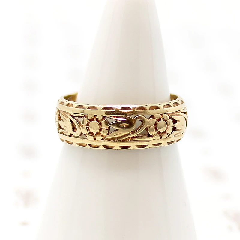 Rare and Romantic Open Work Flower Band