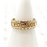 Rare and Romantic Open Work Flower Band