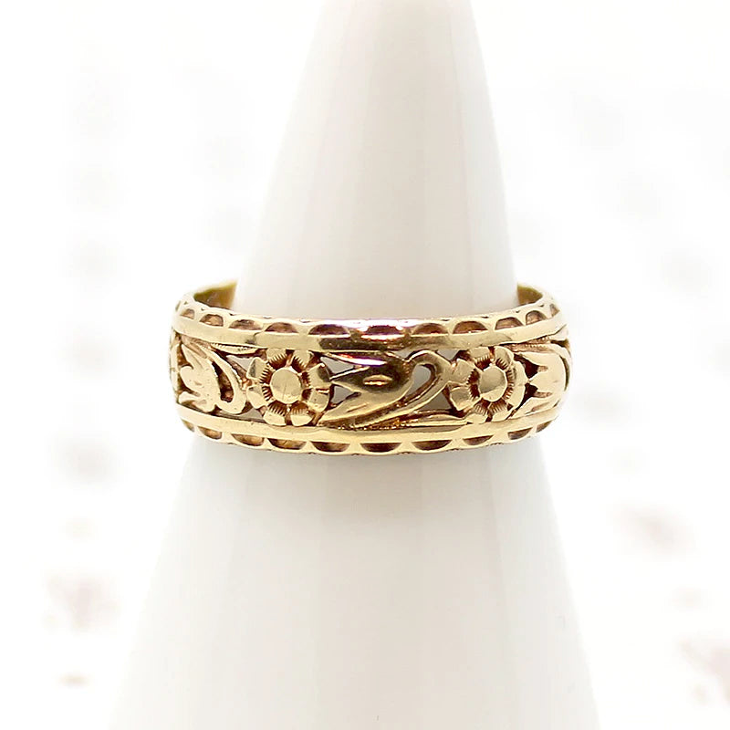 Rare and Romantic Open Work Flower Band
