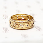 Rare and Romantic Open Work Flower Band