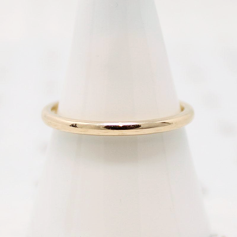 Wed-Lok Narrow Half Round Gold Band