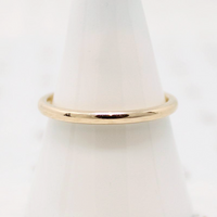 Wed-Lok Narrow Half Round Gold Band