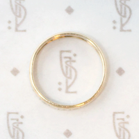 Hearts & Flowers Two Tone Romantic Wreath Band