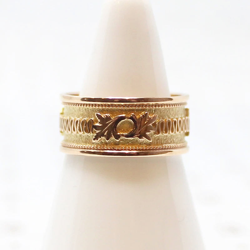 Victorian Revival Cigar Band with Meander