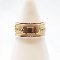 Victorian Revival Cigar Band with Meander