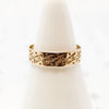 Dotty Engraved Victorian 9ct Gold Band