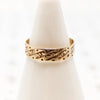 Dotty Engraved Victorian 9ct Gold Band