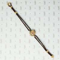 Spectacular Retro Ladies Watch Set with Emeralds