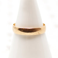 Edwardian Mellow Rosy Gold Wedding Band