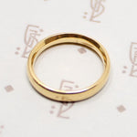 Charming 18k Gold Victorian Wedding Band