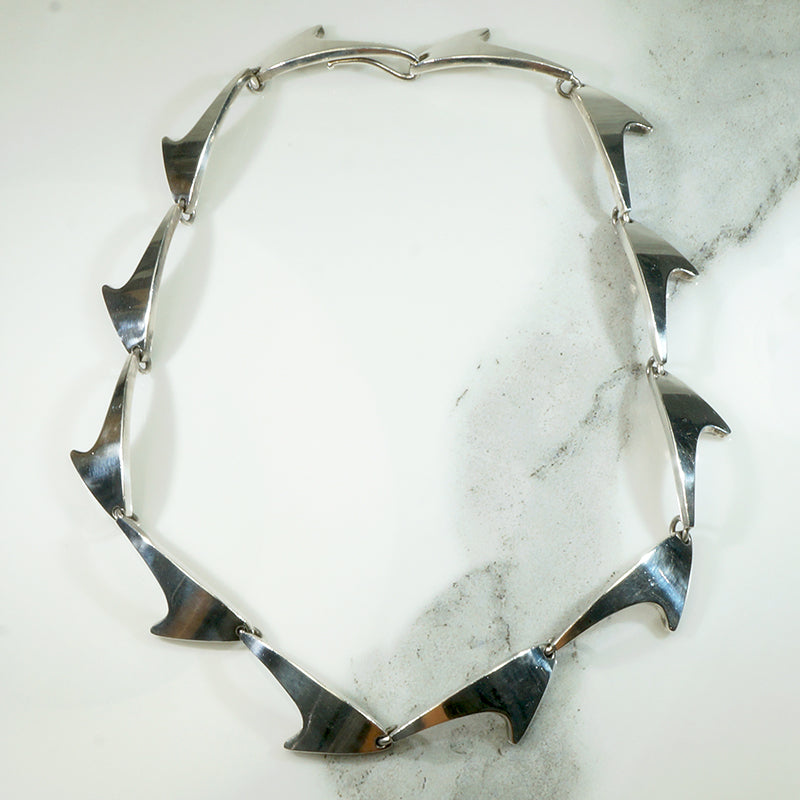 Danish Modern Silver Set by Bent Knudsen
