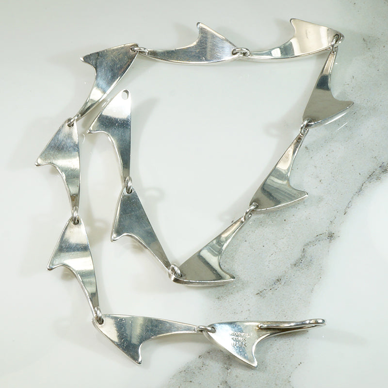 Danish Modern Silver Set by Bent Knudsen