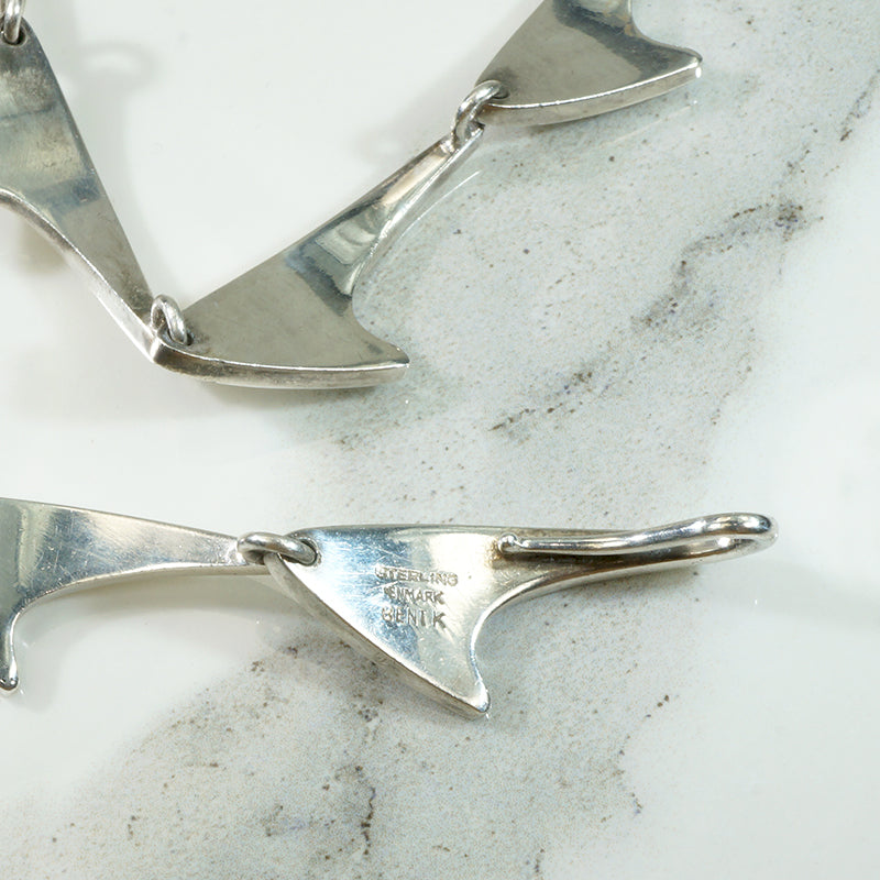 Danish Modern Silver Set by Bent Knudsen