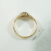 Sapphire Gold Victorian Belcher Ring