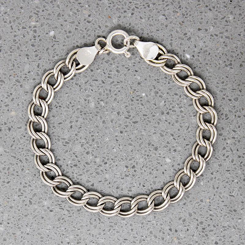 Italian Sterling Silver Vintage Charm Bracelet