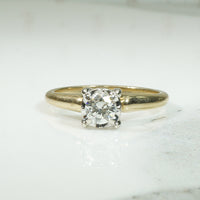 1940's Gold Diamond Solitaire