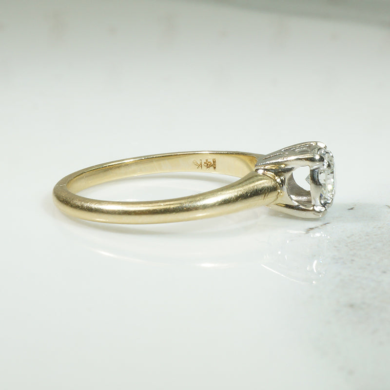 1940's Gold Diamond Solitaire
