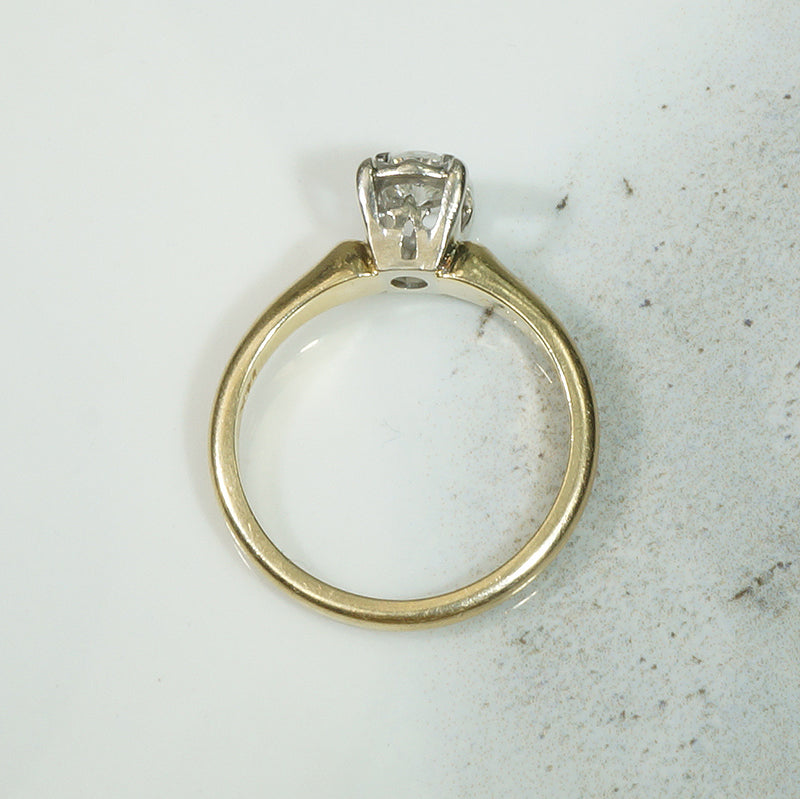 1940's Gold Diamond Solitaire