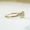 Old European Cut Diamond Solitaire c1890