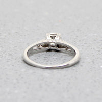 Classic Diamond & Platinum Engagement Ring by Jabel