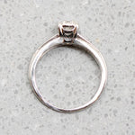 Classic Diamond & Platinum Engagement Ring by Jabel