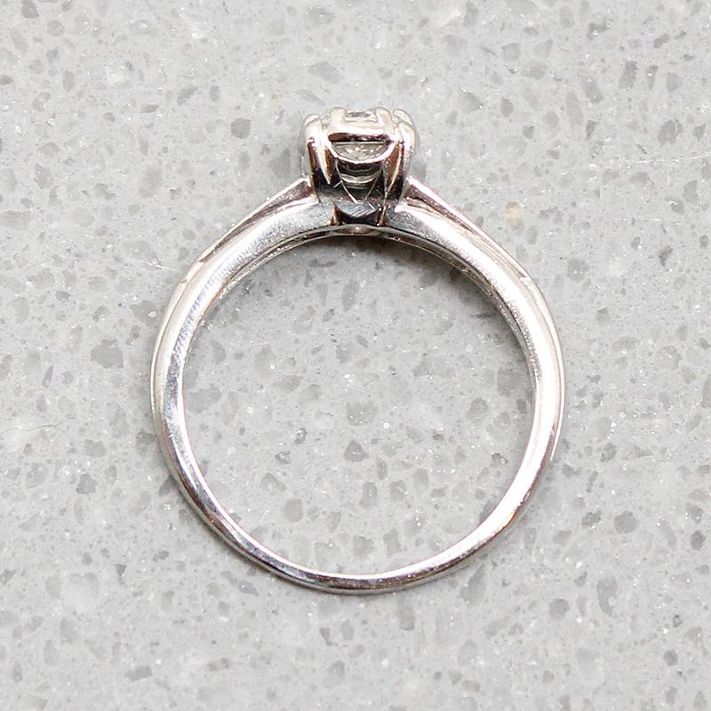 Classic Diamond & Platinum Engagement Ring by Jabel