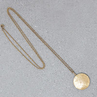 Engraved Gold Edwardian Flower Locket