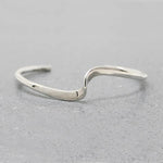 Twisted Wave of Sterling Silver Cuff Bracelet