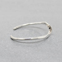 Twisted Wave of Sterling Silver Cuff Bracelet