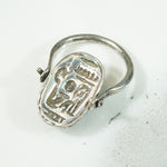 Vintage Egyptian Revival Scarab Swivel Ring