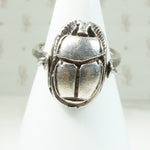 Vintage Egyptian Revival Scarab Swivel Ring