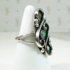 Unusual & Attractive Sterling Ring with Turquoise