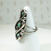 Unusual & Attractive Sterling Ring with Turquoise