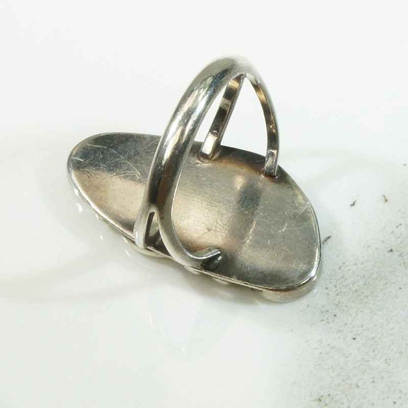 Unusual & Attractive Sterling Ring with Turquoise