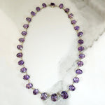 Stunning Antique Amethyst Rivière Necklace