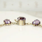 Stunning Antique Amethyst Rivière Necklace