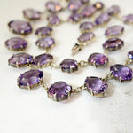 Stunning Antique Amethyst Rivière Necklace