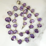 Stunning Antique Amethyst Rivière Necklace