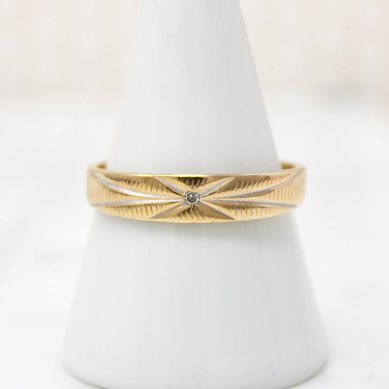 Swanky Diamond Starburst Men's Band