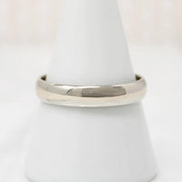 Stylish White Gold Wedding Band by ArtCarved