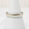 Stylish White Gold Wedding Band by ArtCarved