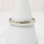 Stylish White Gold Wedding Band by ArtCarved